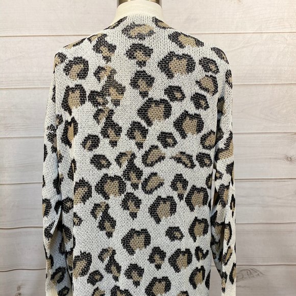Leopard Print Lightweight Cardigan - Picture 10 of 10